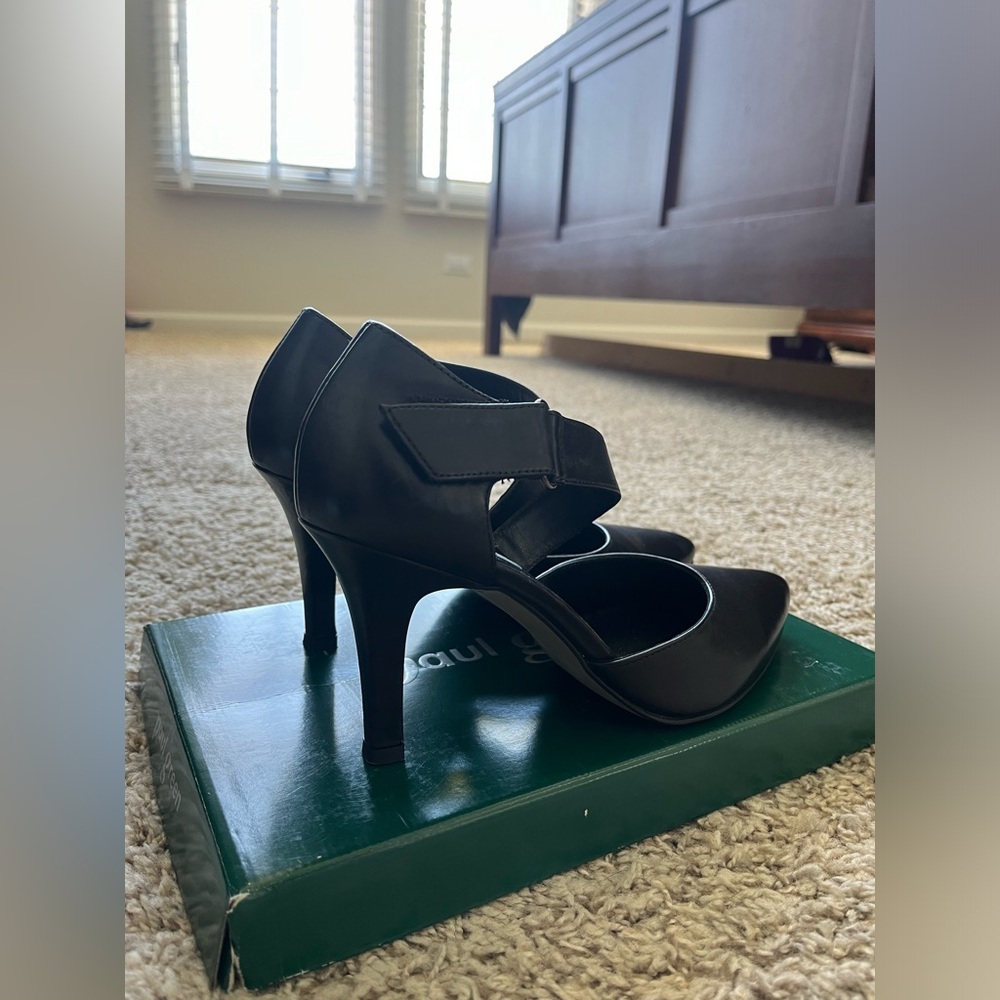 Paul Green Desire Black Lea - Size 8